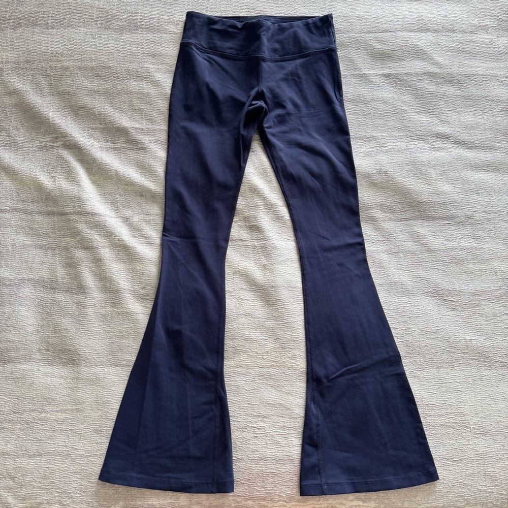 59 SplitsFiftyNine Navy Blue Flared Leggings, Size S